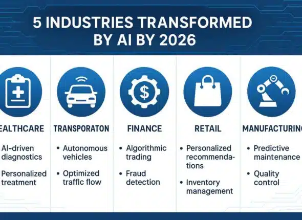 5 Industries AI Will Completely Transform by 2026
